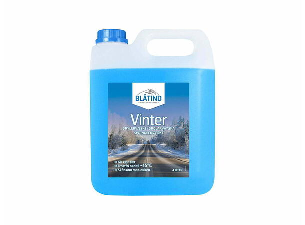 Spylervæske Vinter Kanne 4L -15C Blåtind