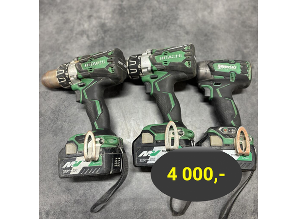 Verktøypakke HiKOKI/HITACHI 