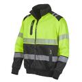 Bulldog Fleecejakke Synlighet, Str. 5XL ISO 20471 klasse 2