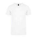 La Gomera Hvit Str XXL Fashion t-shirt med v-hals til herre