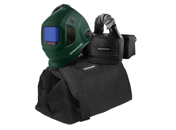 Migatronic Operator Friskluftmaske Grønn PAPR Sveisehjelm 