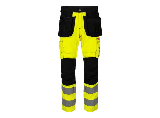Synlig Plus Bukse M/Verktøylommer Str 50 Strakofa, Synligjet Kl. 2 Gul 