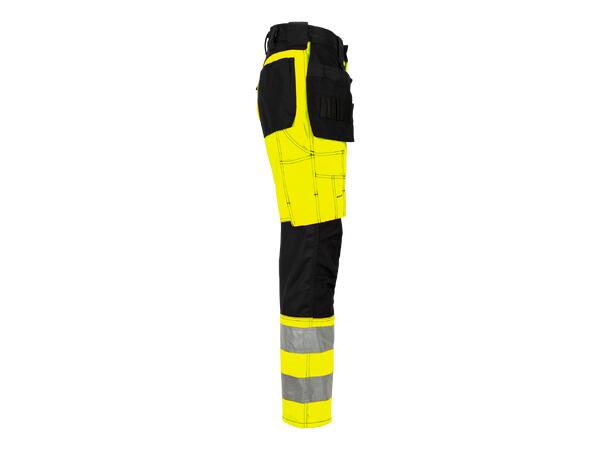 Synlig Plus Bukse M/Verktøylommer Str 50 Strakofa, Synligjet Kl. 2 Gul 