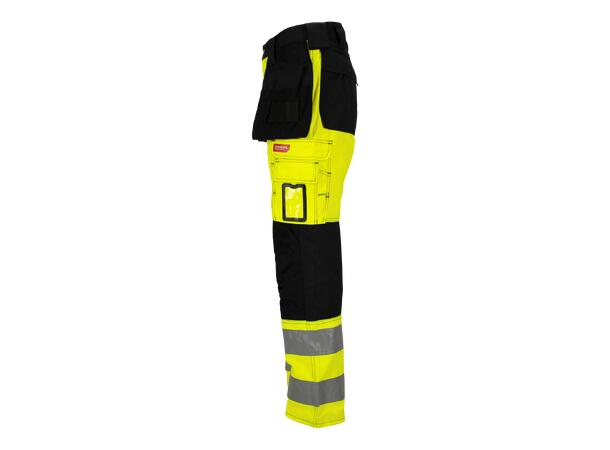 Synlig Plus Bukse M/Verktøylommer Str 50 Strakofa, Synligjet Kl. 2 Gul 
