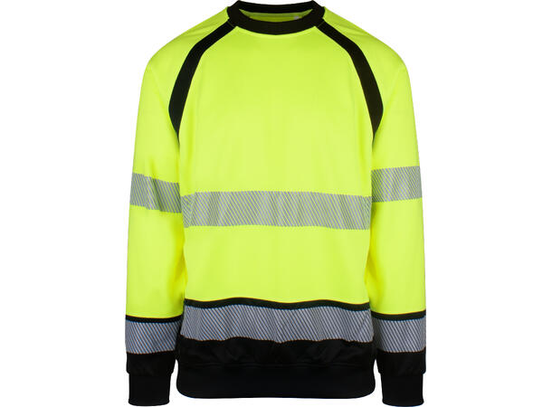 Frontline Genser Rund Hals Safety Gul 