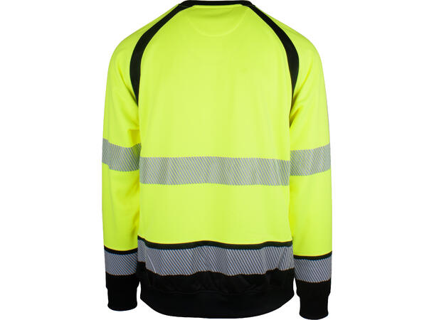 Frontline Genser Rund Hals Safety Gul 