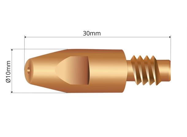 Kontaktrør M8X30 0,8mm