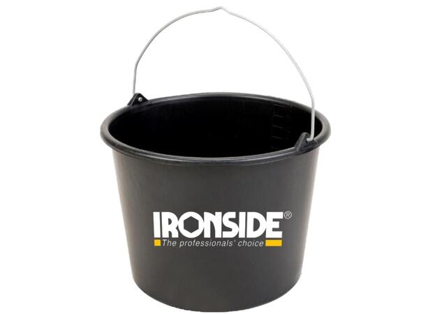 Murerbøtte plast 20L Ironside 