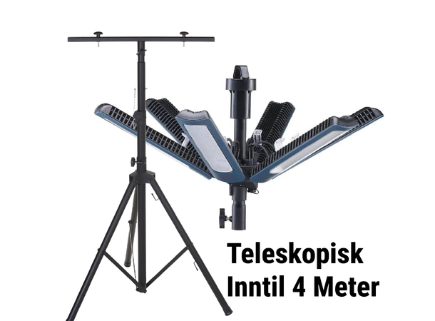 Pakke Mareld Starburst 23.000Lm m/stativ Inkl. Stativ 4 Meter 