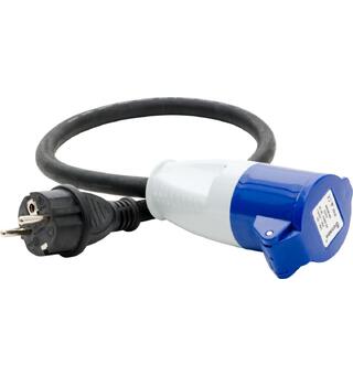 Adapter230V schuko/216-6 CEE Gelia