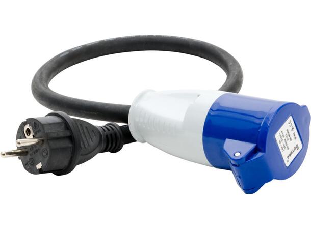 Adapter230V schuko/216-6 CEE Gelia 