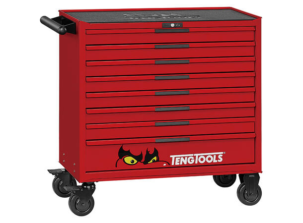 Tengtools TKW37R525FC – 525-dels PRO35™ Verktøysett – Rød Tralle