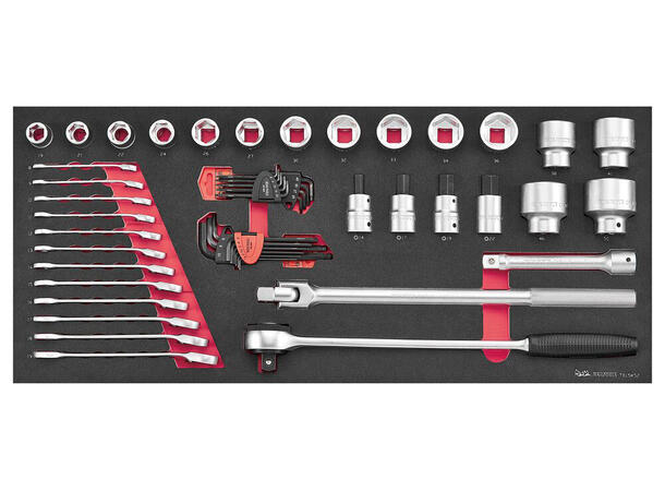 Tengtools TKW37R525FC – 525-dels PRO35™ Verktøysett – Rød Tralle