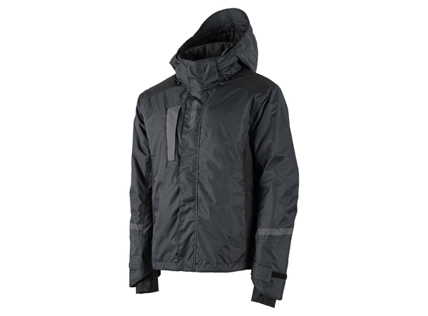 Bulldog Skjold Jakke, Svart/Grå Vanntett Og Pustende 