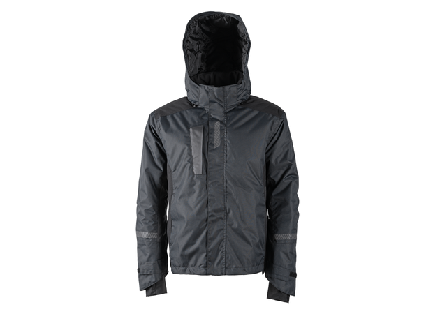 Bulldog Skjold Jakke, Svart/Grå Vanntett Og Pustende 