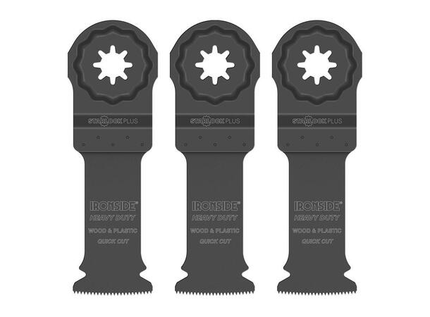 Dykksagblad 3pk tre/plast Lang Ironside 32mmx69mm StarlockPlus 