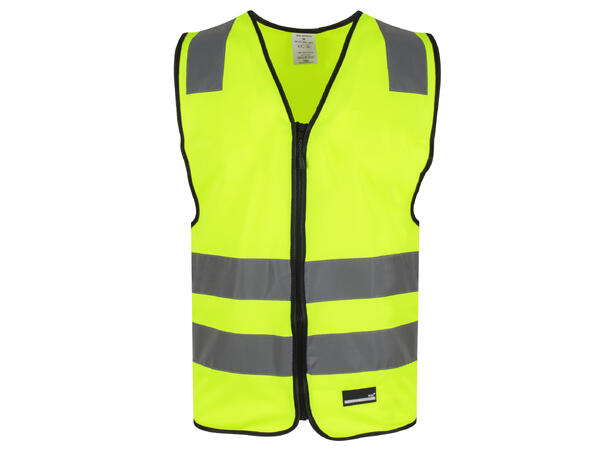 Refleksvest Uppsala Med Glidelås CE- merket. EN 20471, klasse 2