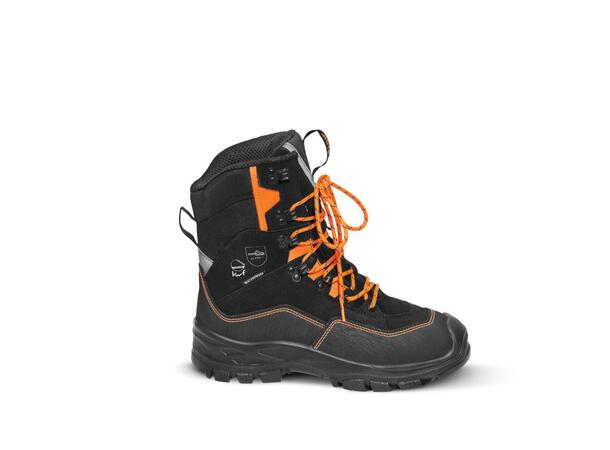 Stihl Lærstøvel Function Active Motorsagstøvel I Semsket Okseskinn 