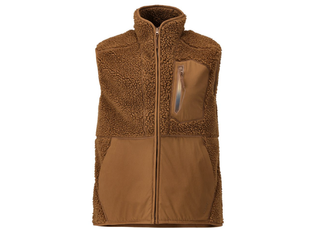 Mascot Fiberpels Vest Med Glidelås Nøttebrun