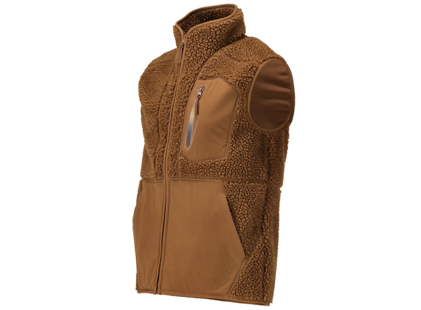 Mascot Fiberpels Vest Med Glidelås Nøttebrun