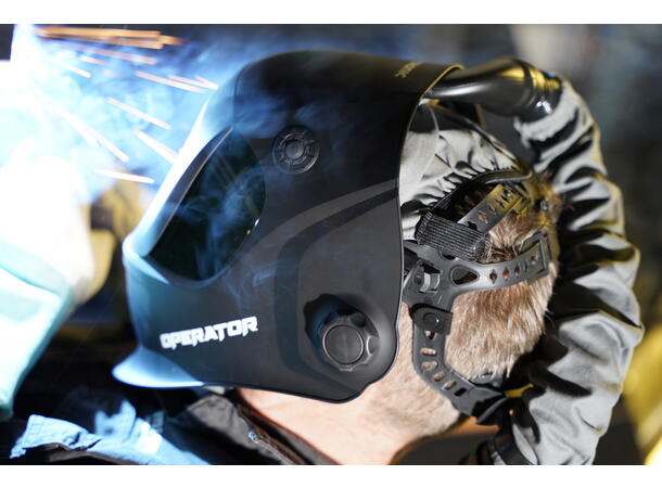 Migatronic Operator Friskluftmaske Sort PAPR Sveisehjelm 