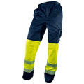 Pyrox Bukse Gul/Marine Str. 56 Flammehem., synlighet, lysbuegodkjent