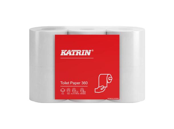 Toalettpapir Basic 360 2-Lag Katrin