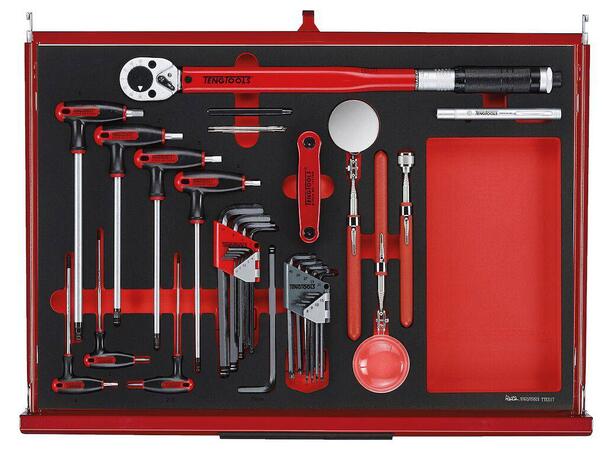 Verktøysett 335 Deler Teng Tools EVA- inlegg, TKW26R335F