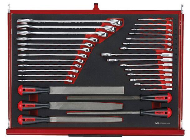 Verktøysett 335 Deler Teng Tools EVA- inlegg, TKW26R335F