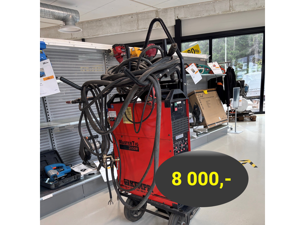 Kemppi MasterTig 2850W Vannkjølt Med Tralle 