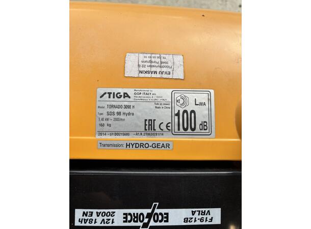 Stiga Tornado 3098 H Sitteklipper 
