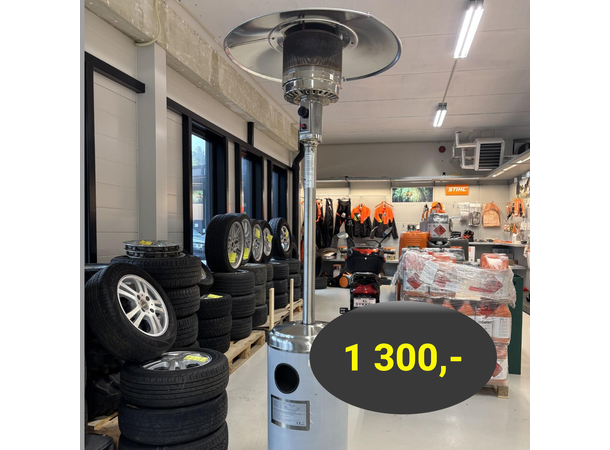 Terrassevarmer Gass Rustfritt Stål 
