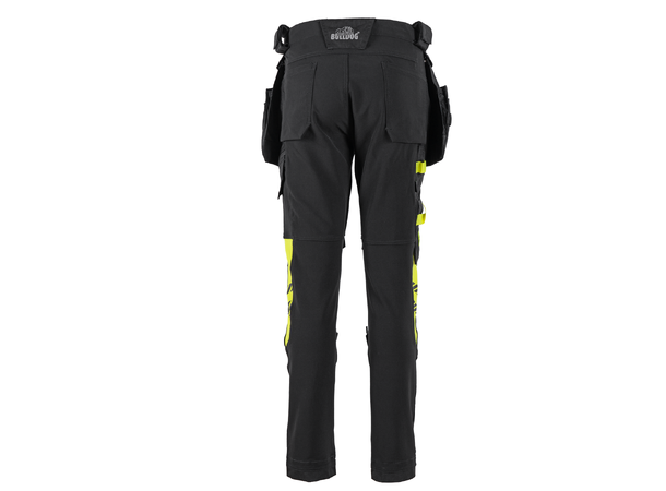 Bulldog Braut Håndverksbukse Stretch Braut Series, Svart 