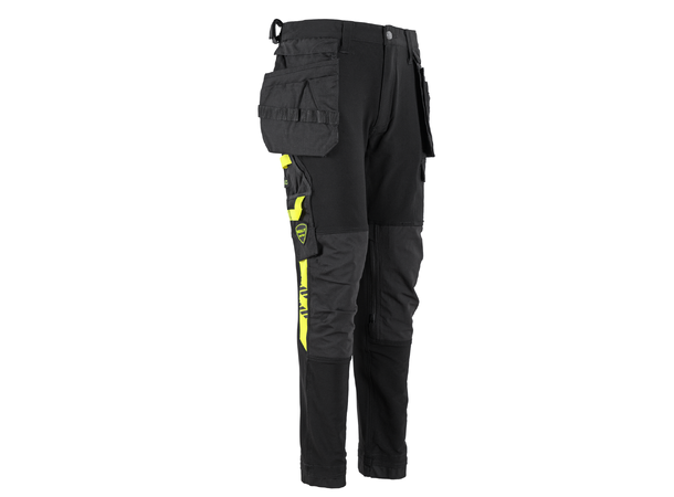 Bulldog Braut Håndverksbukse Stretch Braut Series, Svart 