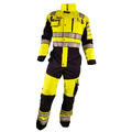 Bulldog Kjeledress, Gul/Svart, Str. 46 Synlighet Klasse 3