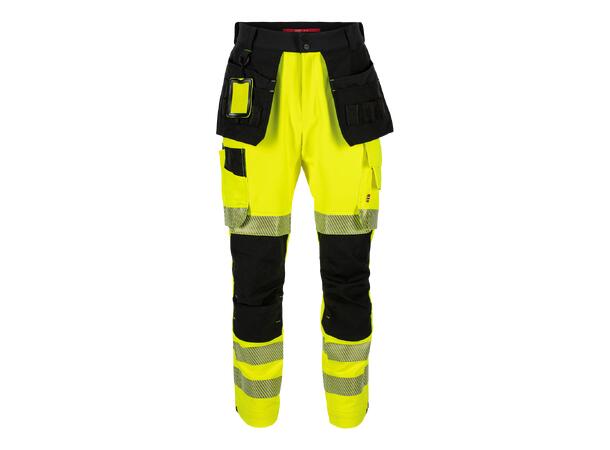 Dovre Stretchbukse Kl. 2 M/Hengelommer Strakofa, Synligjet Kl. 2, Gul 
