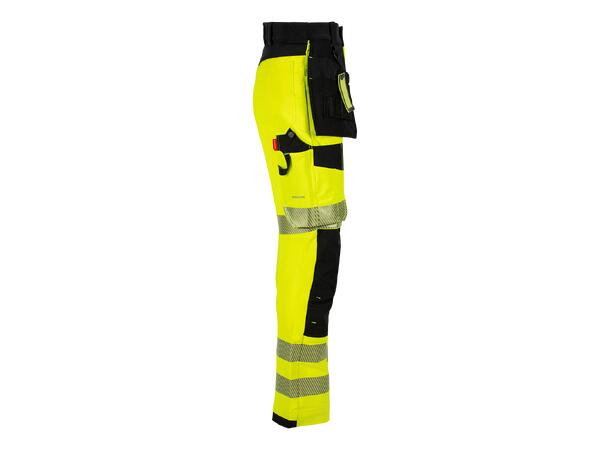 Dovre Stretchbukse Kl. 2 M/Hengelommer Strakofa, Synligjet Kl. 2, Gul 