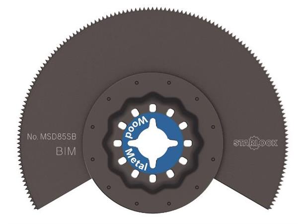 Sagblad Ø85 Tre/Metall Bim Starlock Hikoki Segmentsagblad