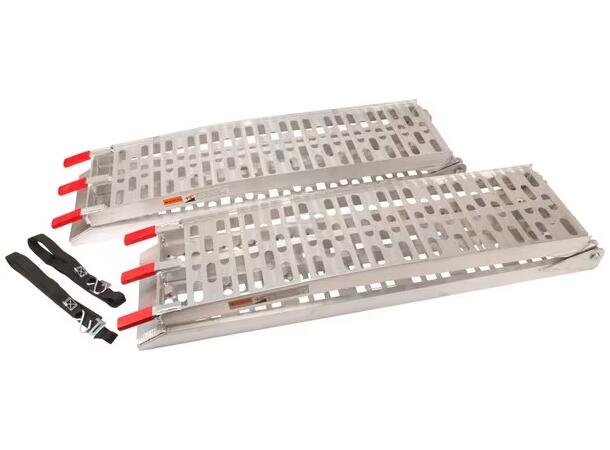 Kjørebruer foldbar 225x30 cm 550 kg Sett a 2 Stk
