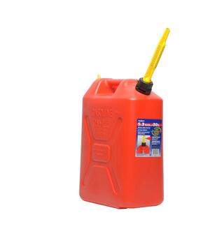 Bensinkanne 20 liter Jerry Rød Plast