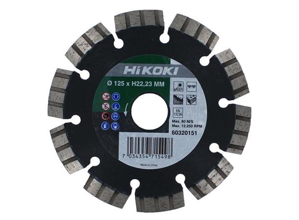 Diamantblad Turbo Ø125Mm Hikoki