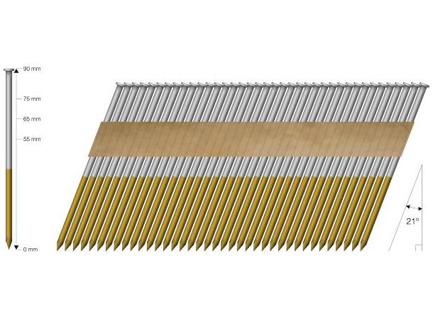 Stavspiker 21Gr 28/65 Vgkcc A500 Mft Varmgalv Kammet Cement Coating