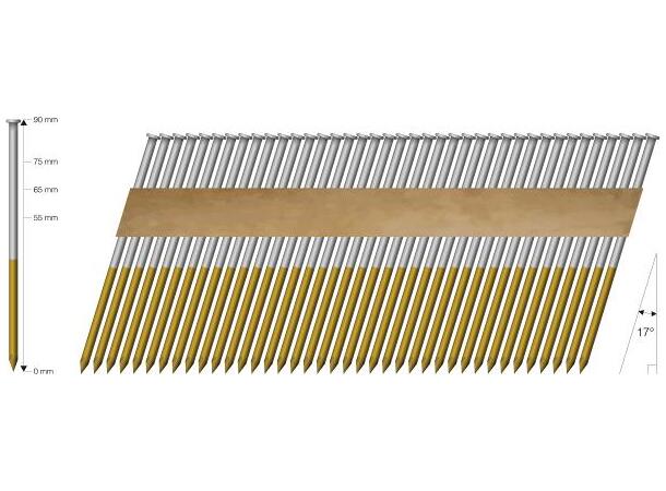 Stavspiker 17Gr 28/65 Vgkcc A500 Hikoki Varmgalv Kammet Cement Coating 