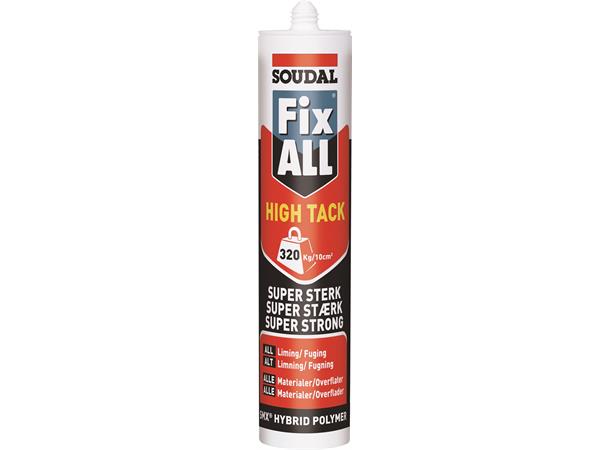 Soudal Fix All High Tack Hvit 290 ml A1