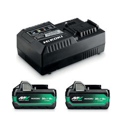 Hikoki Batteripakke 18/36V Multivolt 2 x Batteri 18V (5,0Ah) / 36V (2,5Ah)